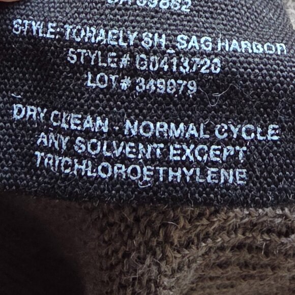 THEORY Toraely Sag Harbor Sweater | S | Crew Neck Short Sleeve Ombre Linen - Picture 8 of 8